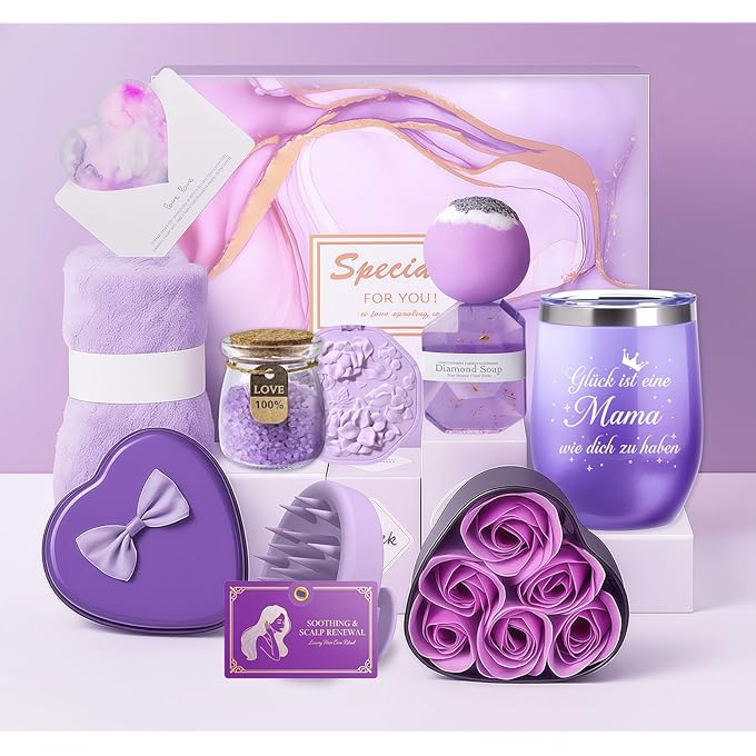 Lavender Gift Set for Women - Loving Birthday Gift, Mother's Day or Christmas Gift for Mum (Gift for Mother)